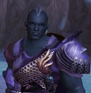 This is my toon from Aion and I had the same look in EQ2. I love the short but built barbarian with little or no hair look.