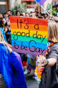Rainbow sign: It's a good day to be Gay 