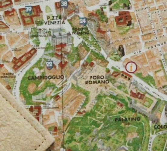 A person drawing a map